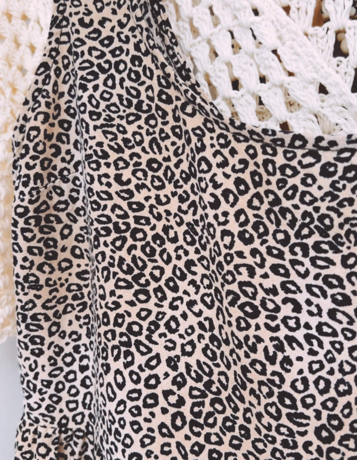 Animal Print Beach Dress // Size 8