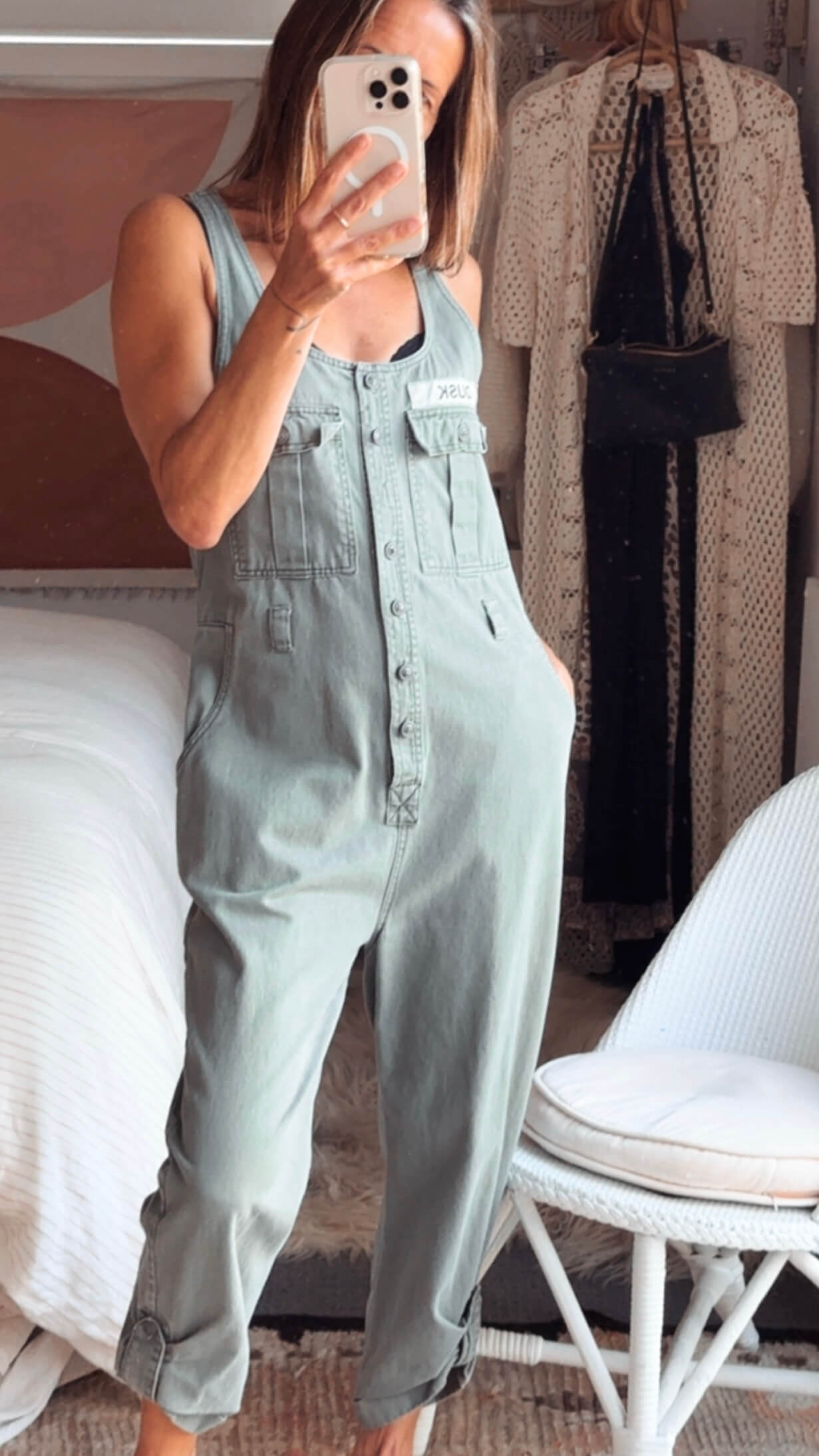 SPELL & THE GYPSY COLLECTIVE // DUSK BOILER SUIT // OLIVE // XS