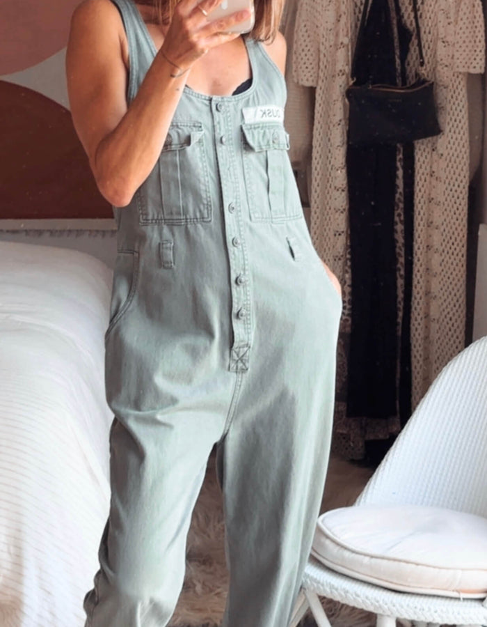 SPELL & THE GYPSY COLLECTIVE // DUSK BOILER SUIT // OLIVE // XS