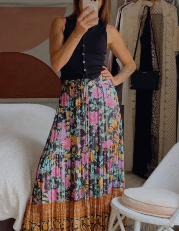 SPELL & THE GYPSY COLLECTIVE // Butterfly Midi Skirt // Firefly // Small