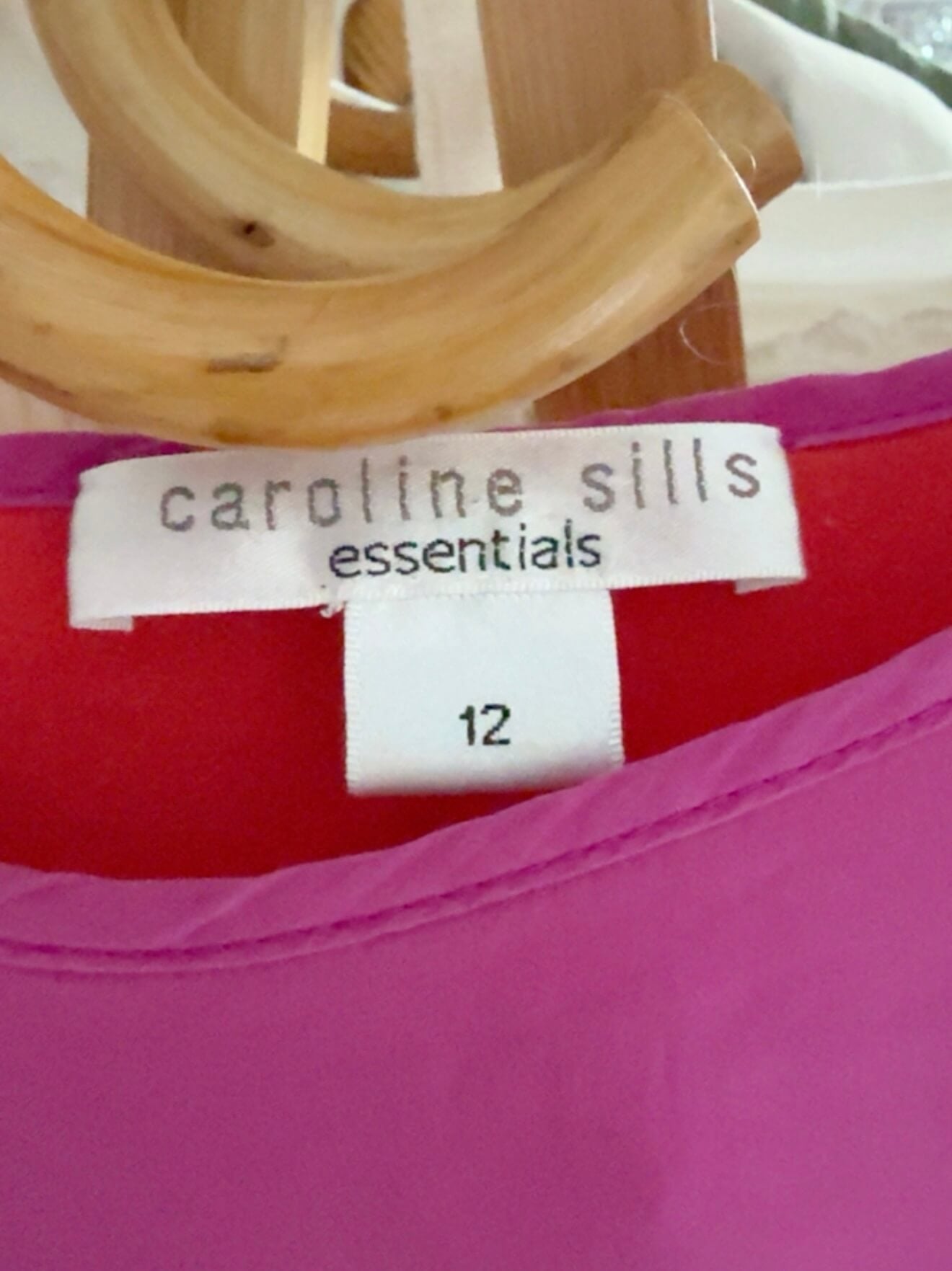 CAROLINE SILLS // Silk Blouse // Size 12