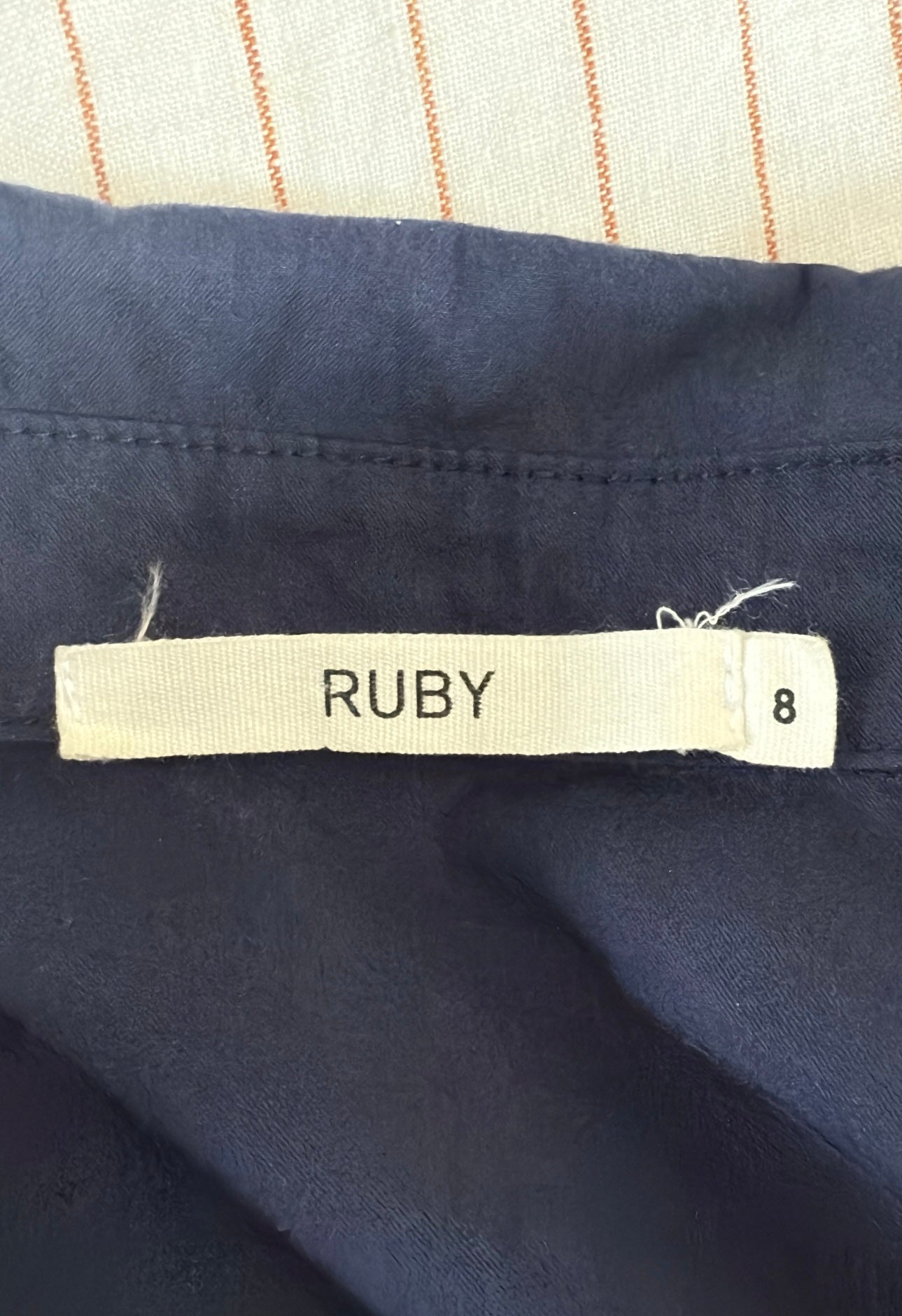 RUBY // Shirt Dress // Navy // Size 8