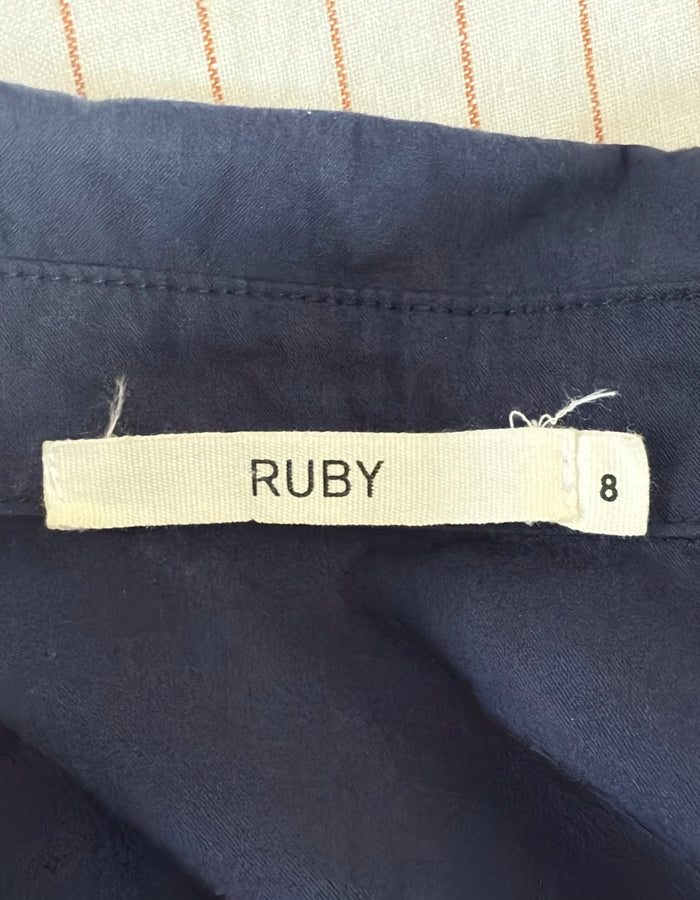 RUBY // Shirt Dress // Navy // Size 8