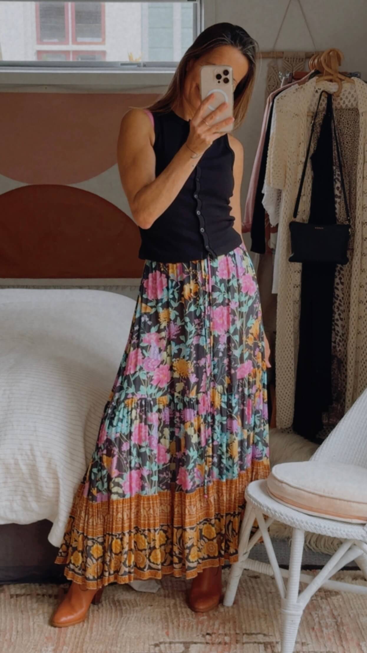 SPELL & THE GYPSY COLLECTIVE // Butterfly Midi Skirt // Firefly // Small