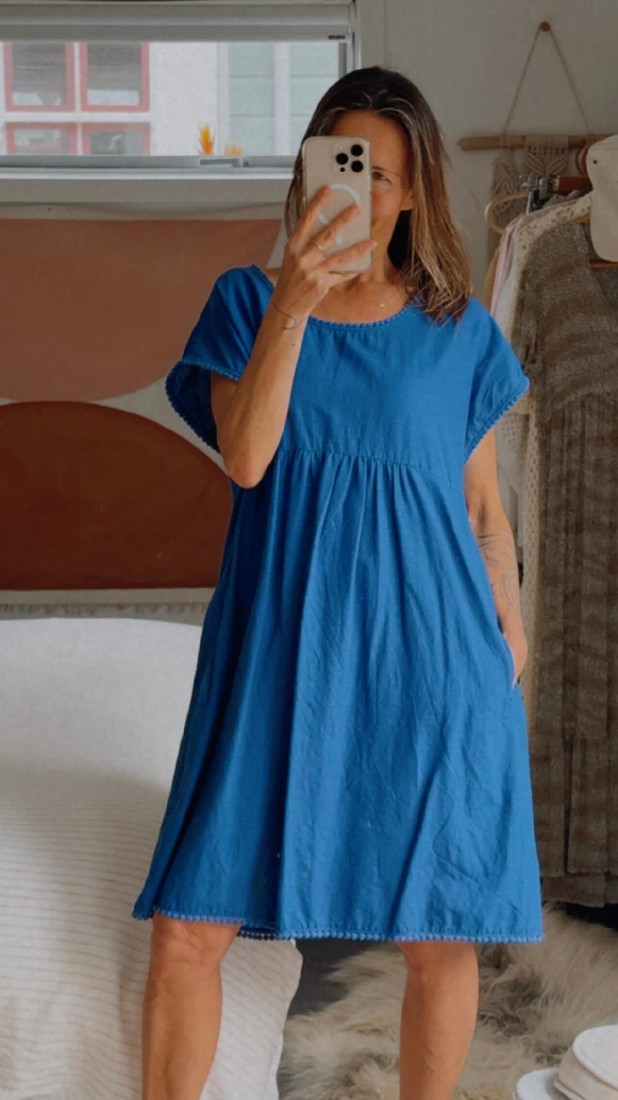 GORMAN //  Bungalow Dress // Royal Blue // Size 14