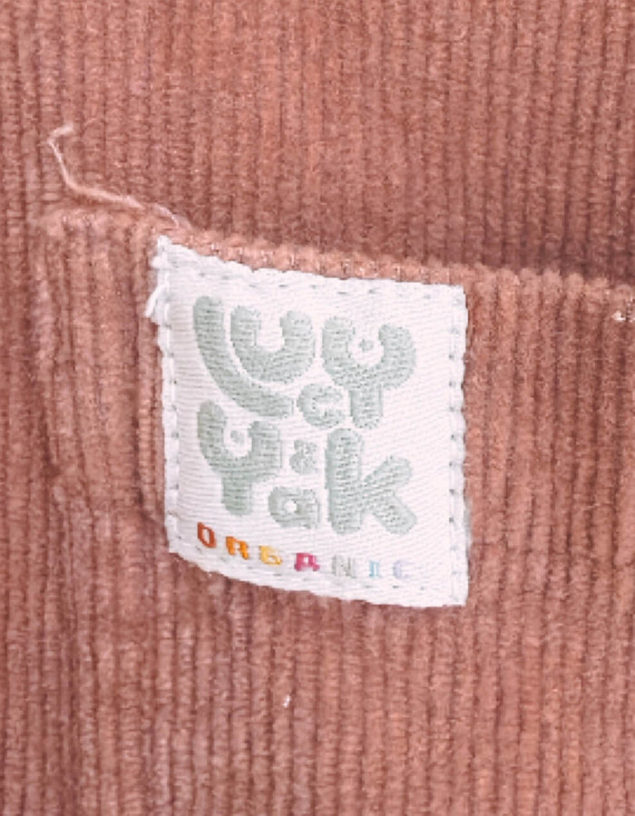 LUCY & YAK Corduroy Overalls // Dusky Pink  // Small