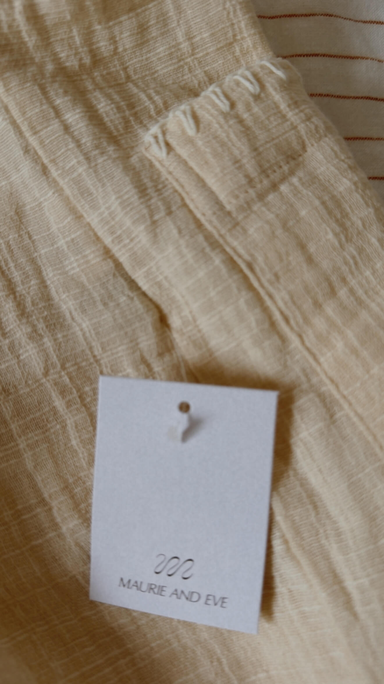 MAURIE & EVE // Palm Horizon Wide Legged Pant // Cream // BNWT // Size 8