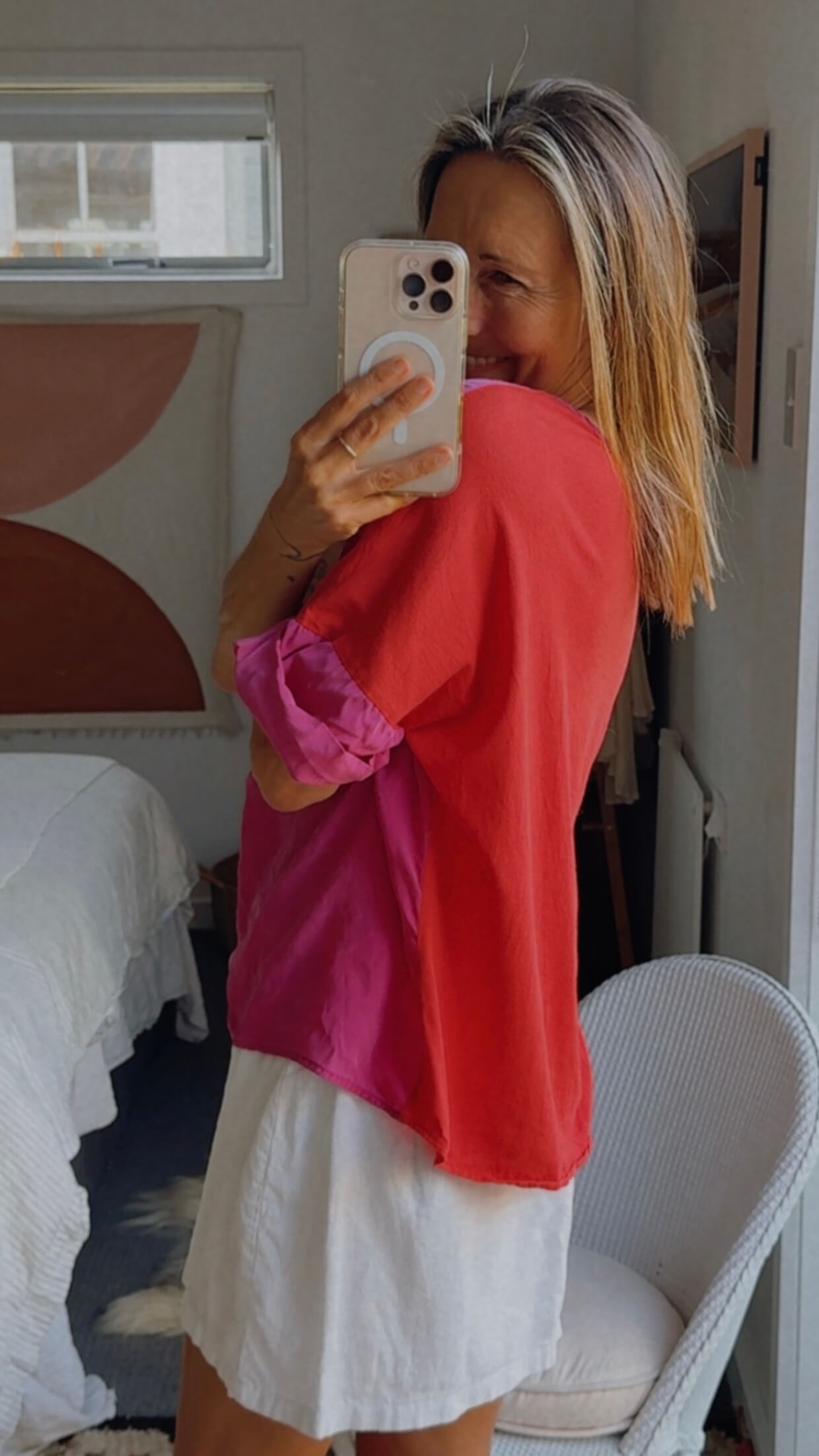 CAROLINE SILLS // Silk Blouse // Size 12