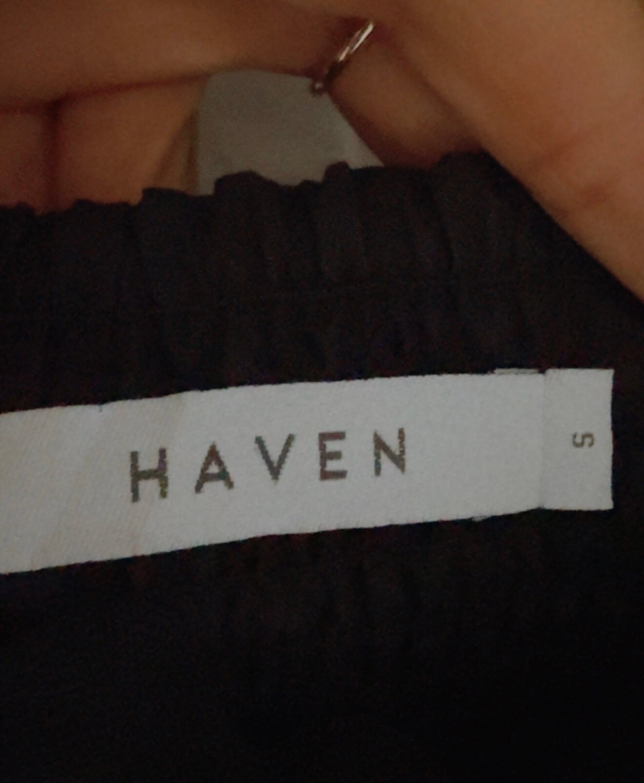 HAVEN // Brasilia Tie Maxi Dress // Black // SMALL