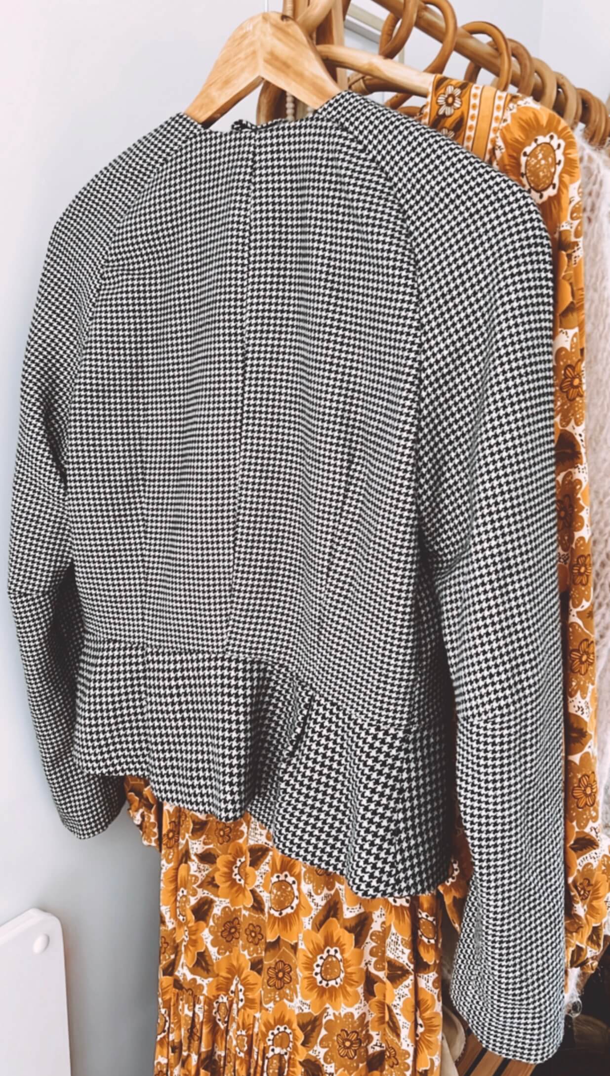 H&M Herringbone Tailored Blazer // EUR 40 (US 10)