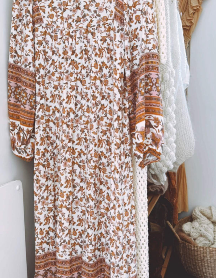 SALTY BRIGHT Boho Maxi Dress // Size 8