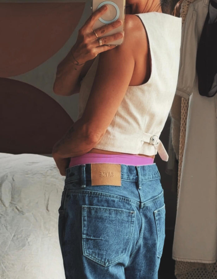 BAYSE // Perry Denim Jeans // Denver Blue // Size 7 - best fit NZ Size 10