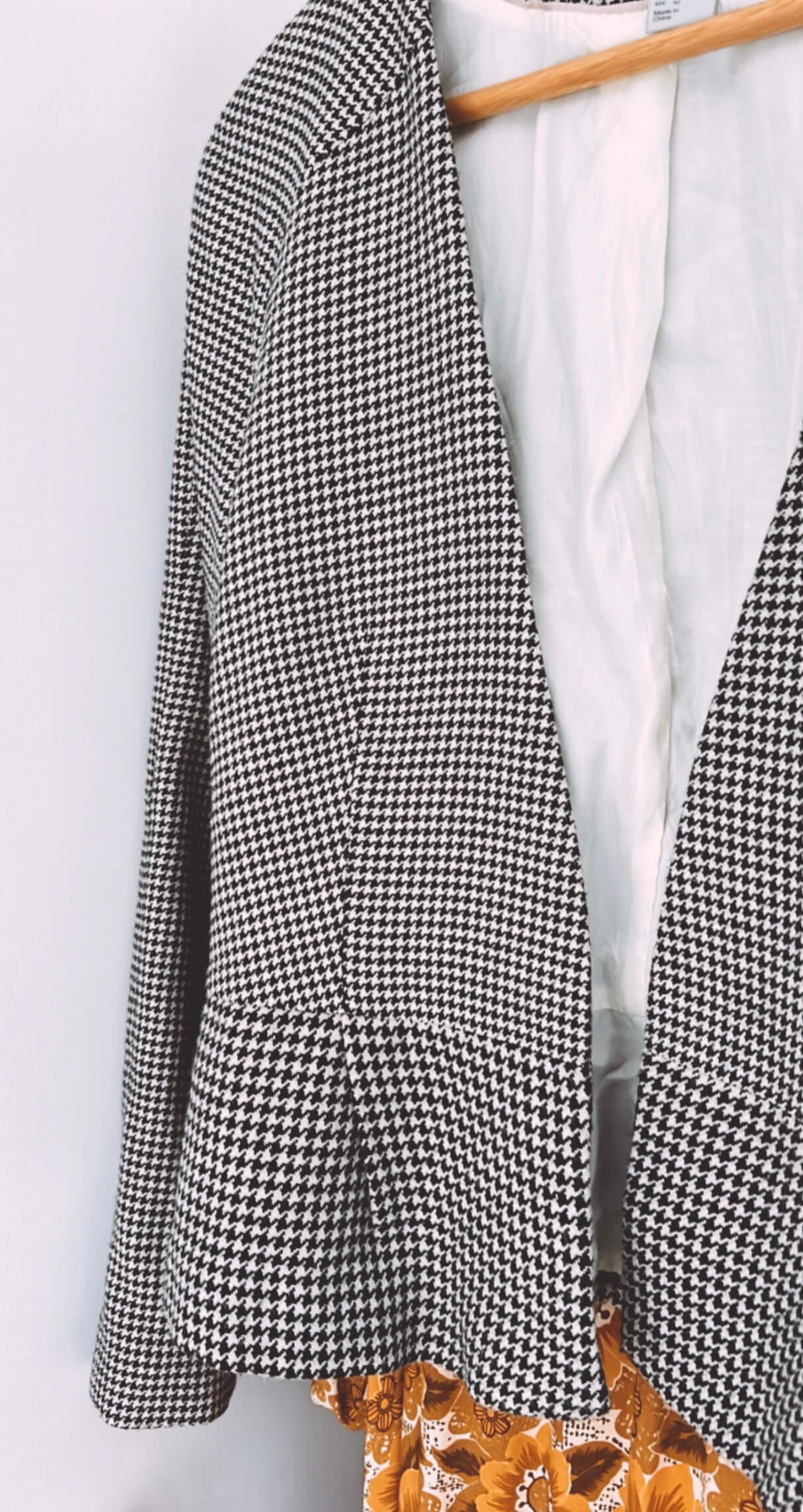 H&M Herringbone Tailored Blazer // EUR 40 (US 10)