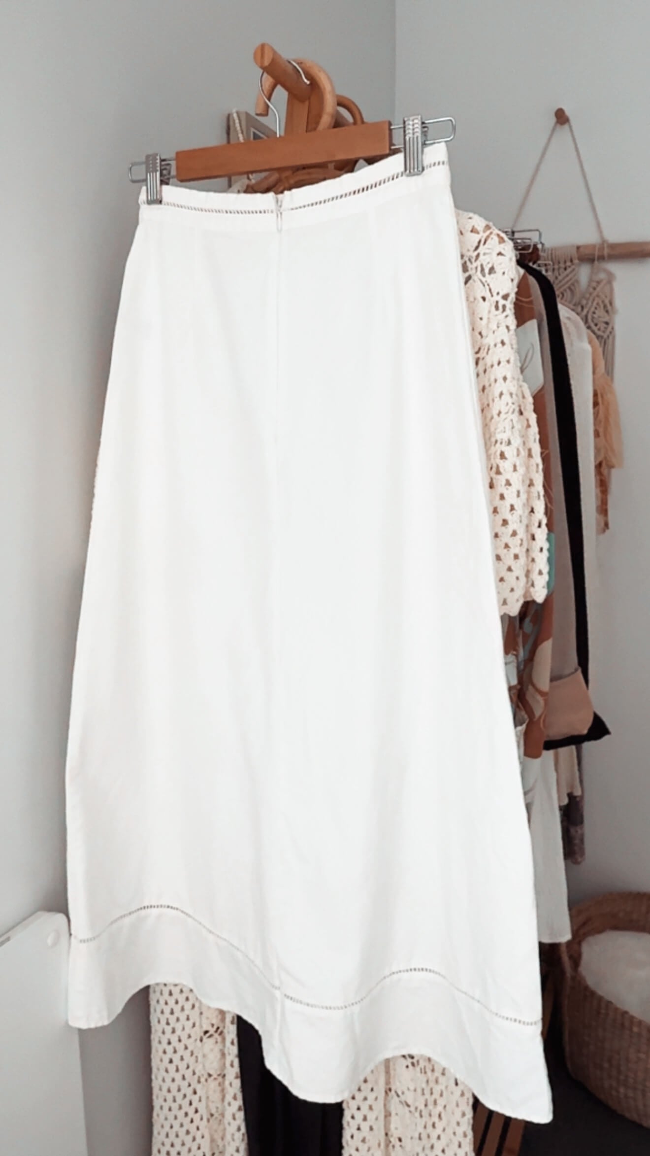 ASSEMBLY LABEL // Cotton/Linen Maxi Skirt // Size 6