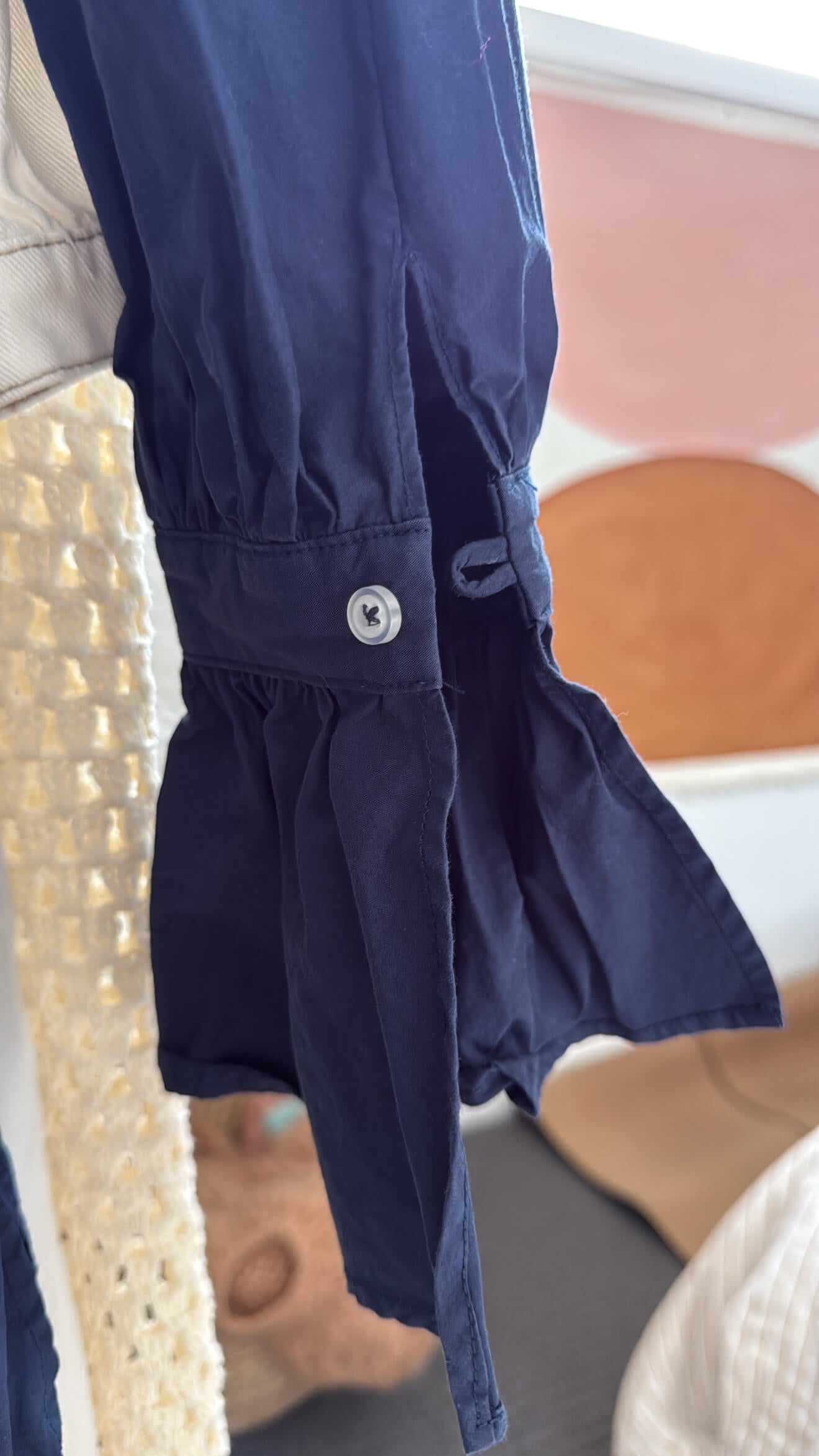 RUBY // Shirt Dress // Navy // Size 8