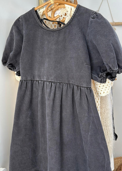 COTTON ON // Black Denim Mini Dress // S/M