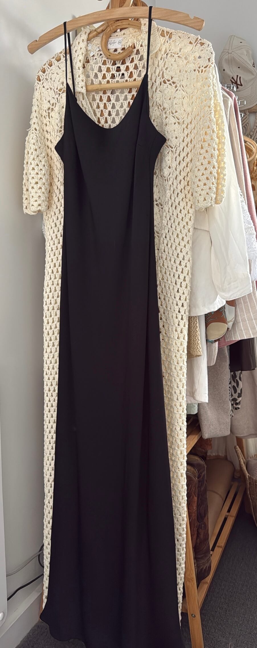 GLASSONS // Satin Slip Dress // Black // Size 10