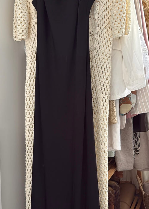 GLASSONS // Satin Slip Dress // Black // Size 10
