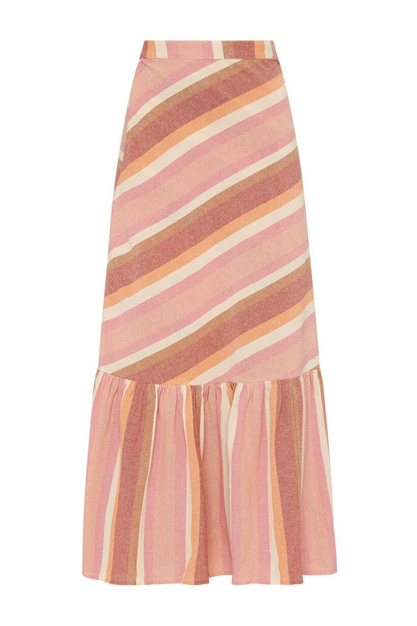 Spell & The Gypsy Collective Carnival Wrap Skirt // Sherbert Stripe // Medium