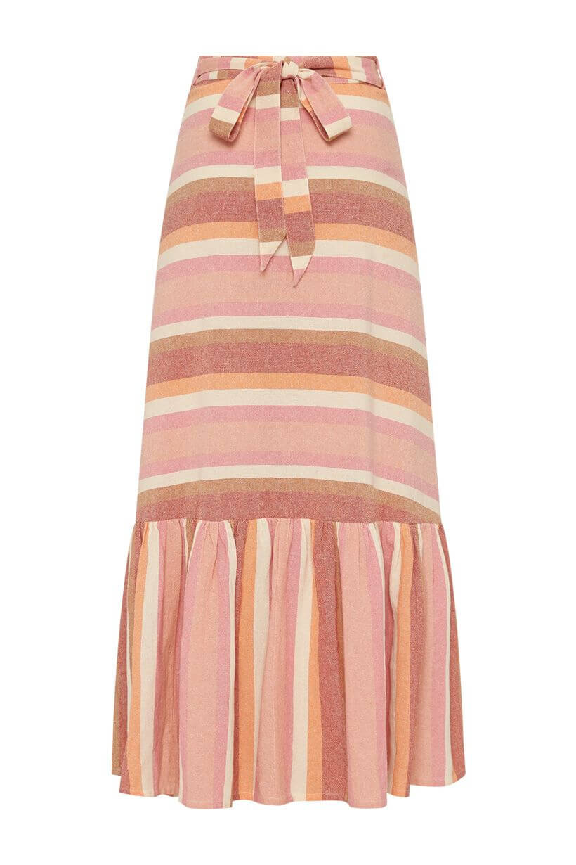 Spell & The Gypsy Collective Carnival Wrap Skirt // Sherbert Stripe // Medium