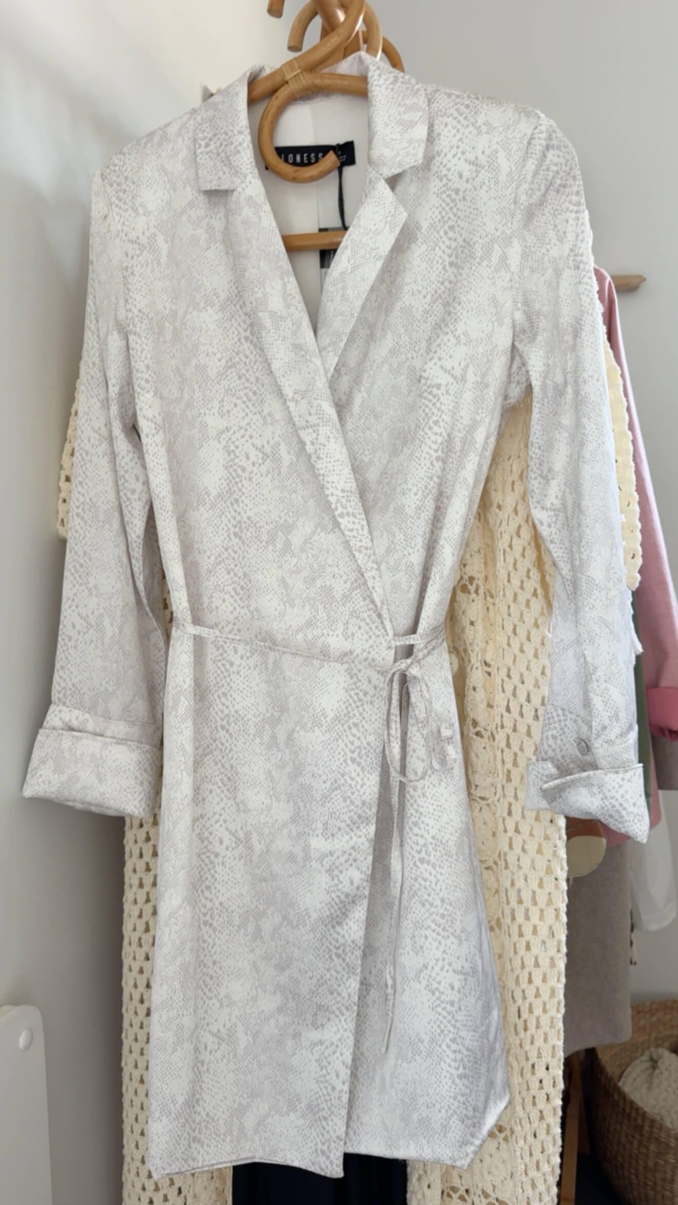 LIONESS // Catching Feelings Mini Dress // Python // Size 10 (MEDIUM)