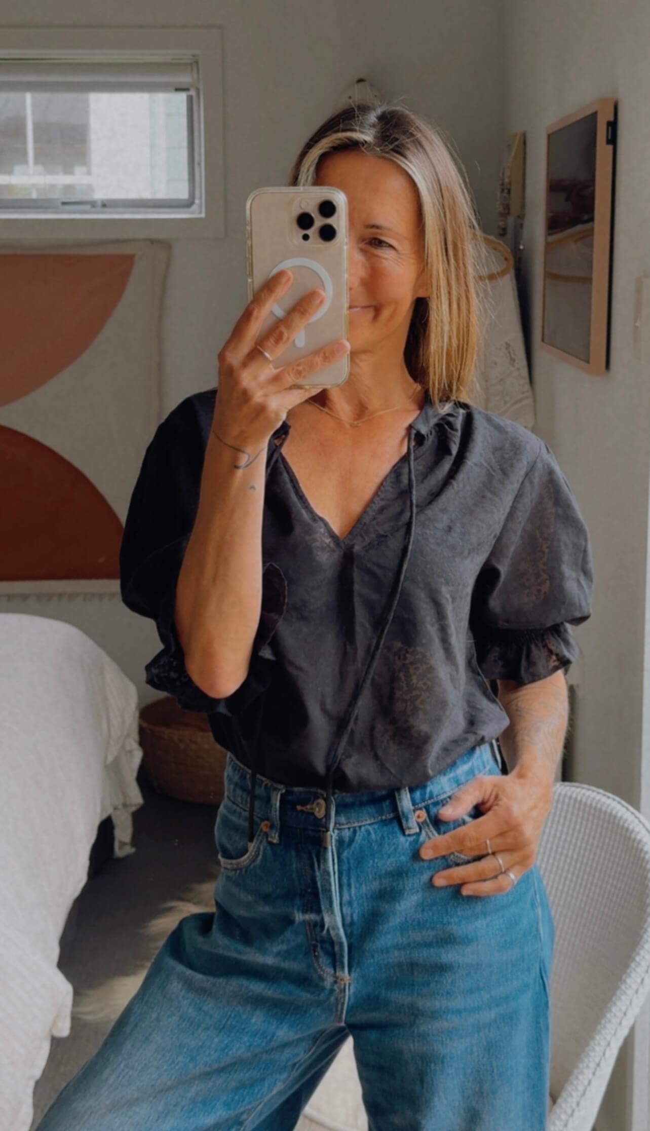 LEILA & LUCA // Butterfly Blouse // Size 12