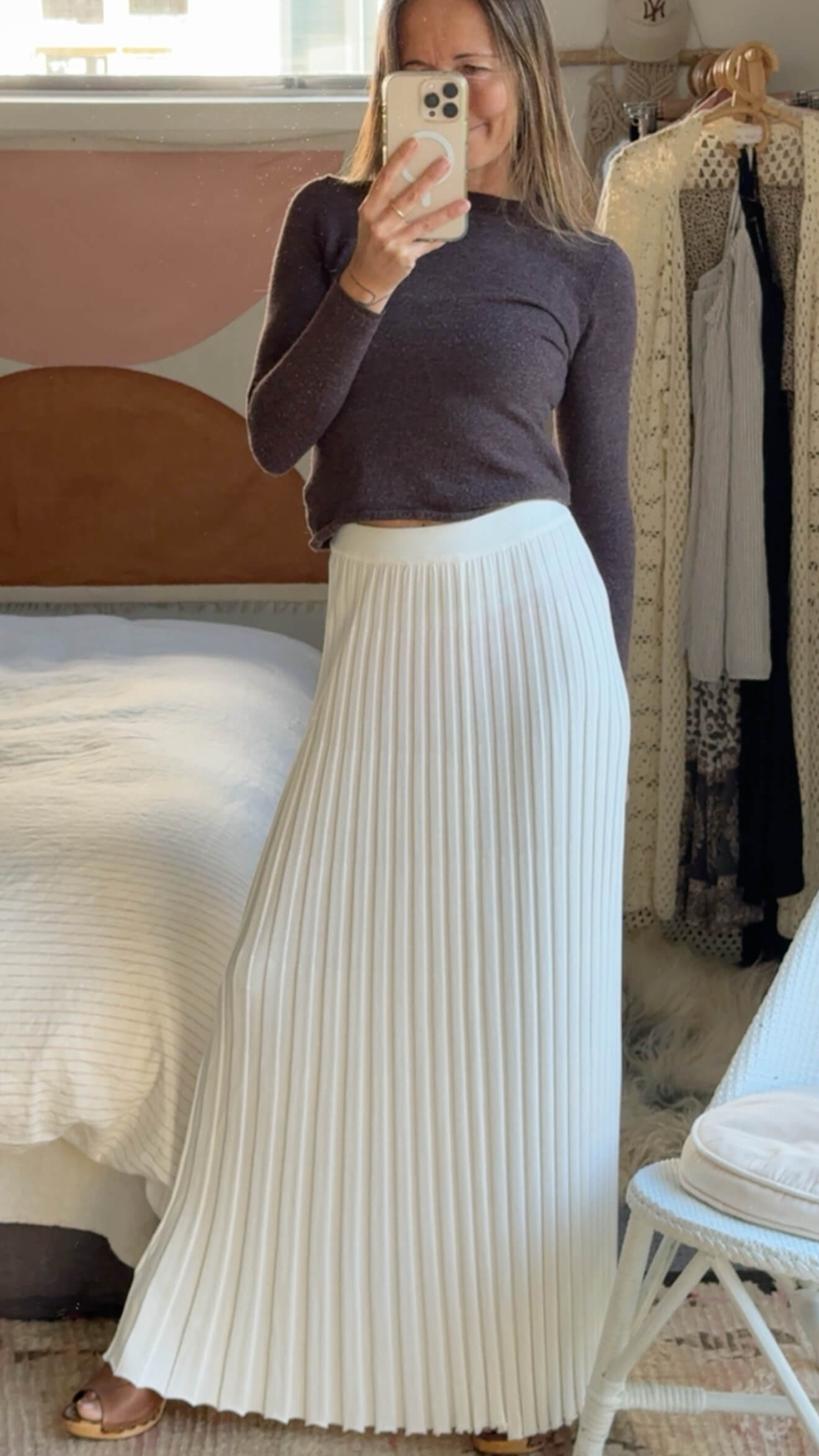 DISSH // Ollie Maxi Skirt // White // Medium