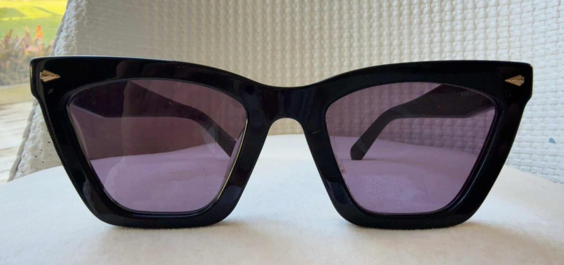 KAREN WALKER // Spellbound Sunglasses // Black