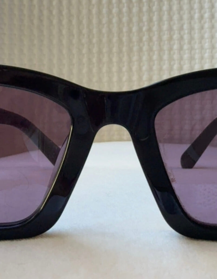 KAREN WALKER // Spellbound Sunglasses // Black