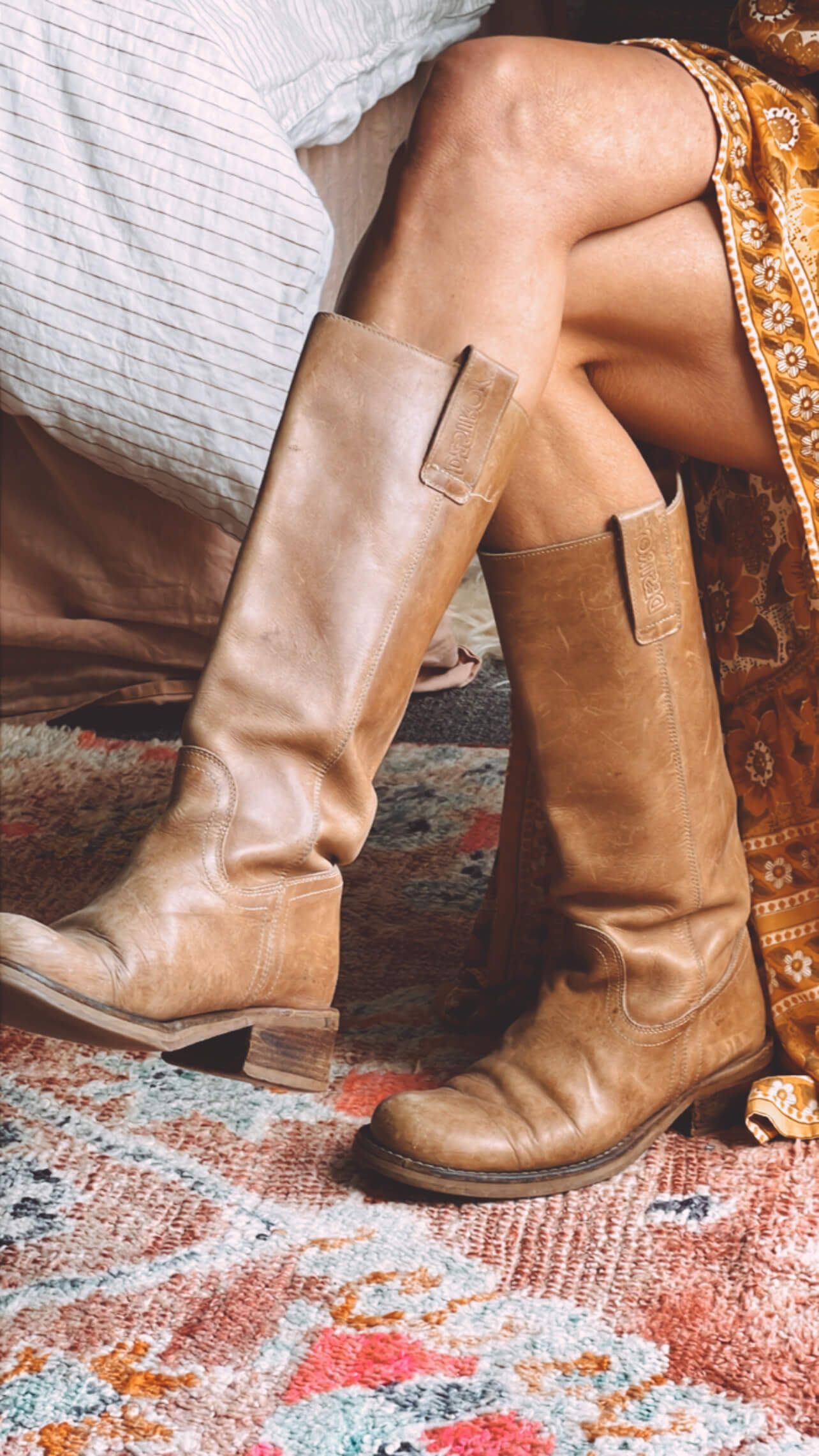 Tan Leather Boot by DESTROY // EUR 38