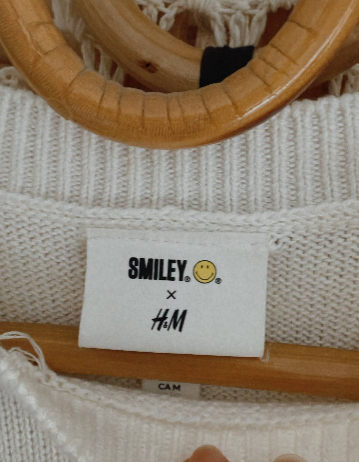 H&M X SMILEY VEST // MEDIUM