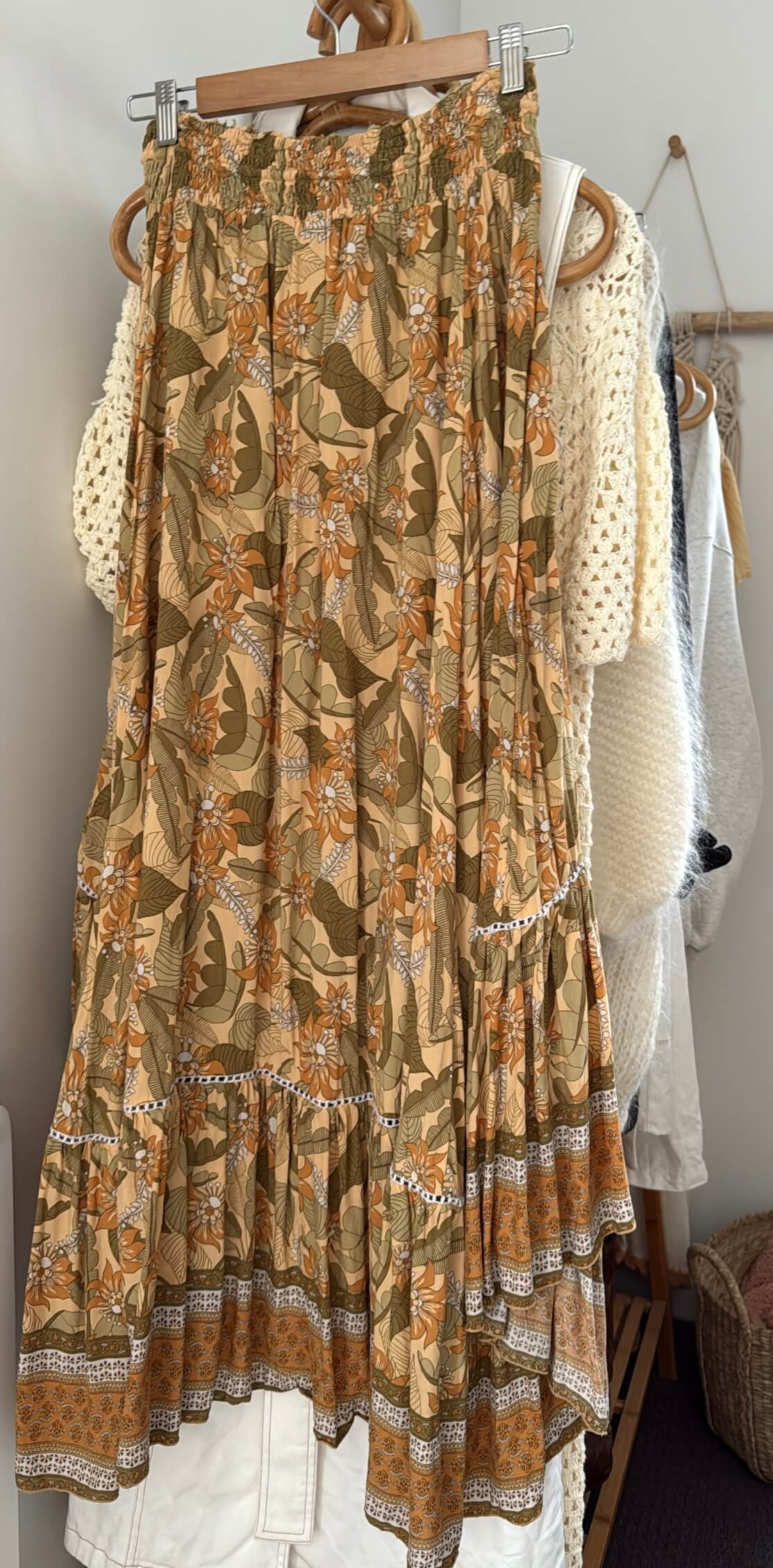 TANAH FOLK// Maxi Skirt // S/M