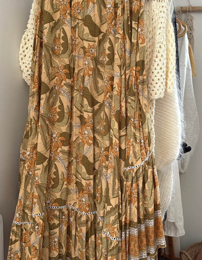 TANAH FOLK// Maxi Skirt // S/M