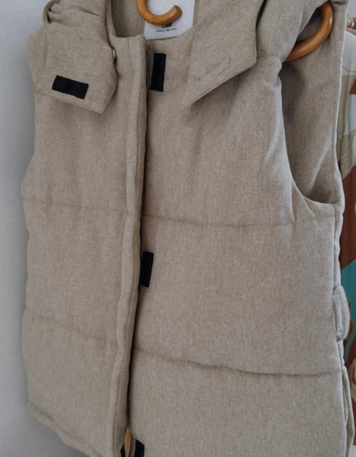 CAMILLA AND MARC // Dawn Puffer Vest // Beige // S/M