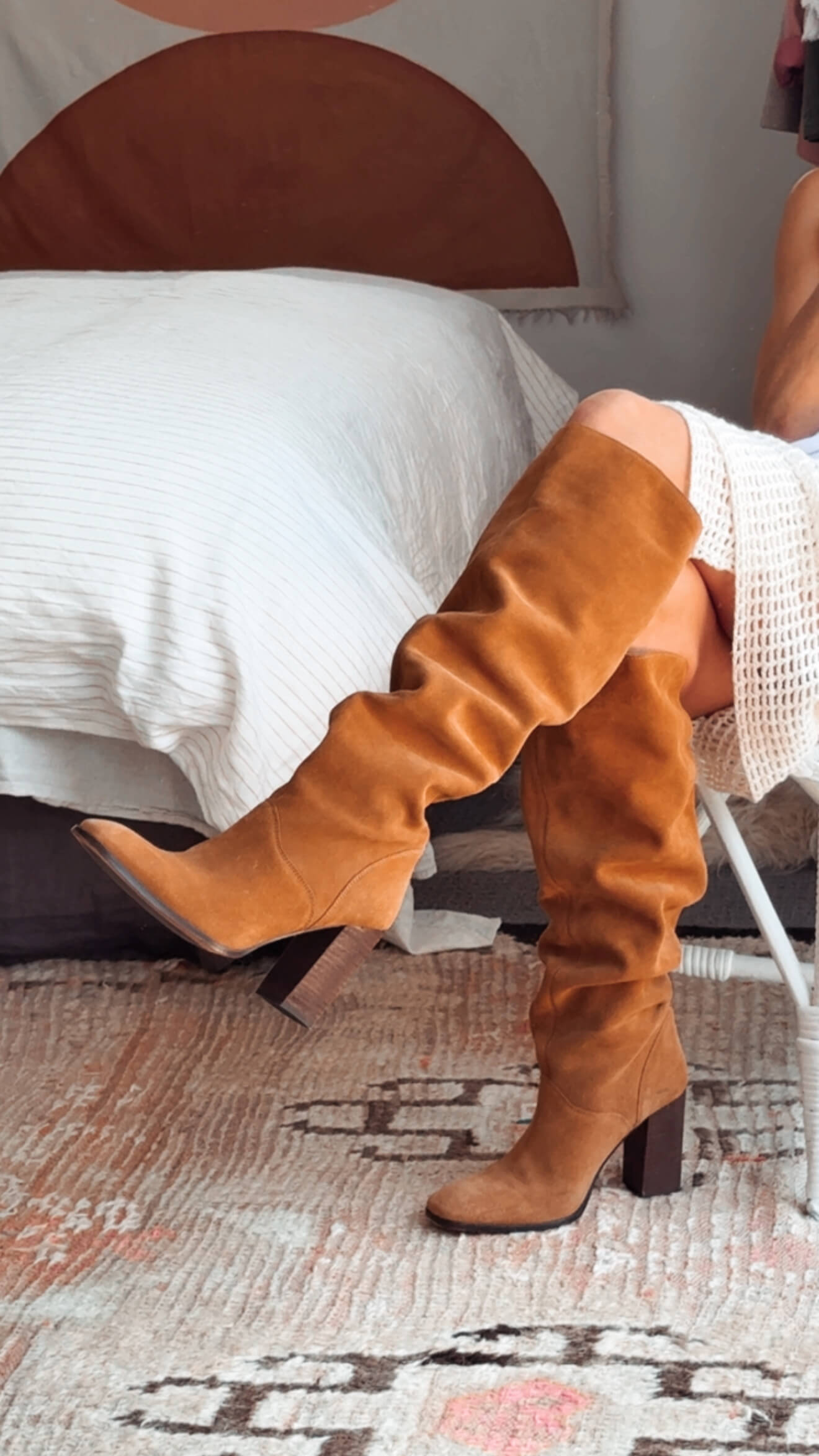 SPELL & THE GYPSY COLLECTIVE  // Cha Cha Slouch Boot - Tan  //  Size 38