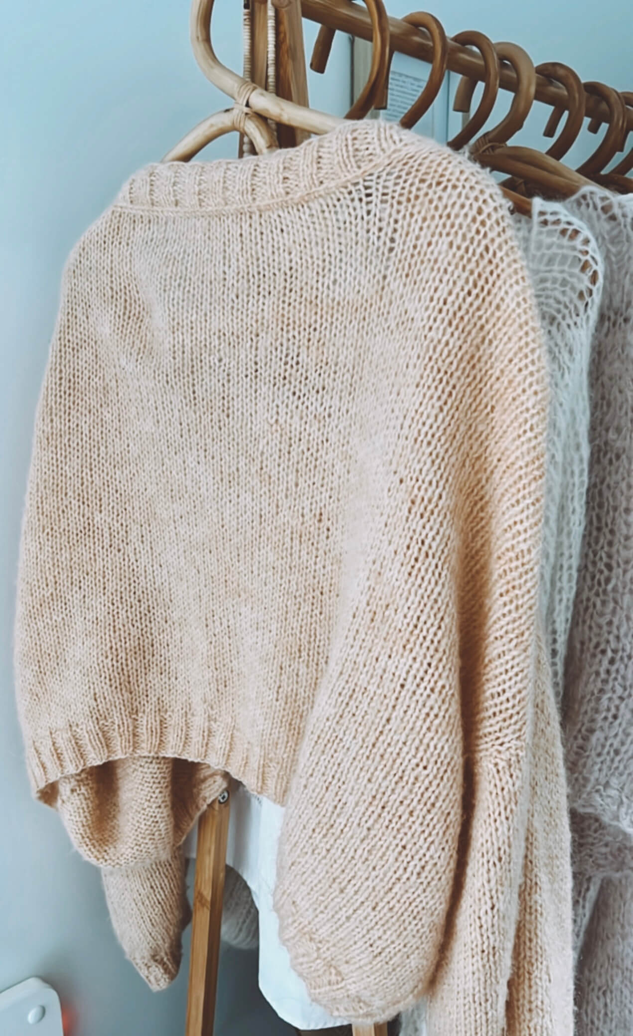 The Cropped Cardi // Peachy Camel // Free Size