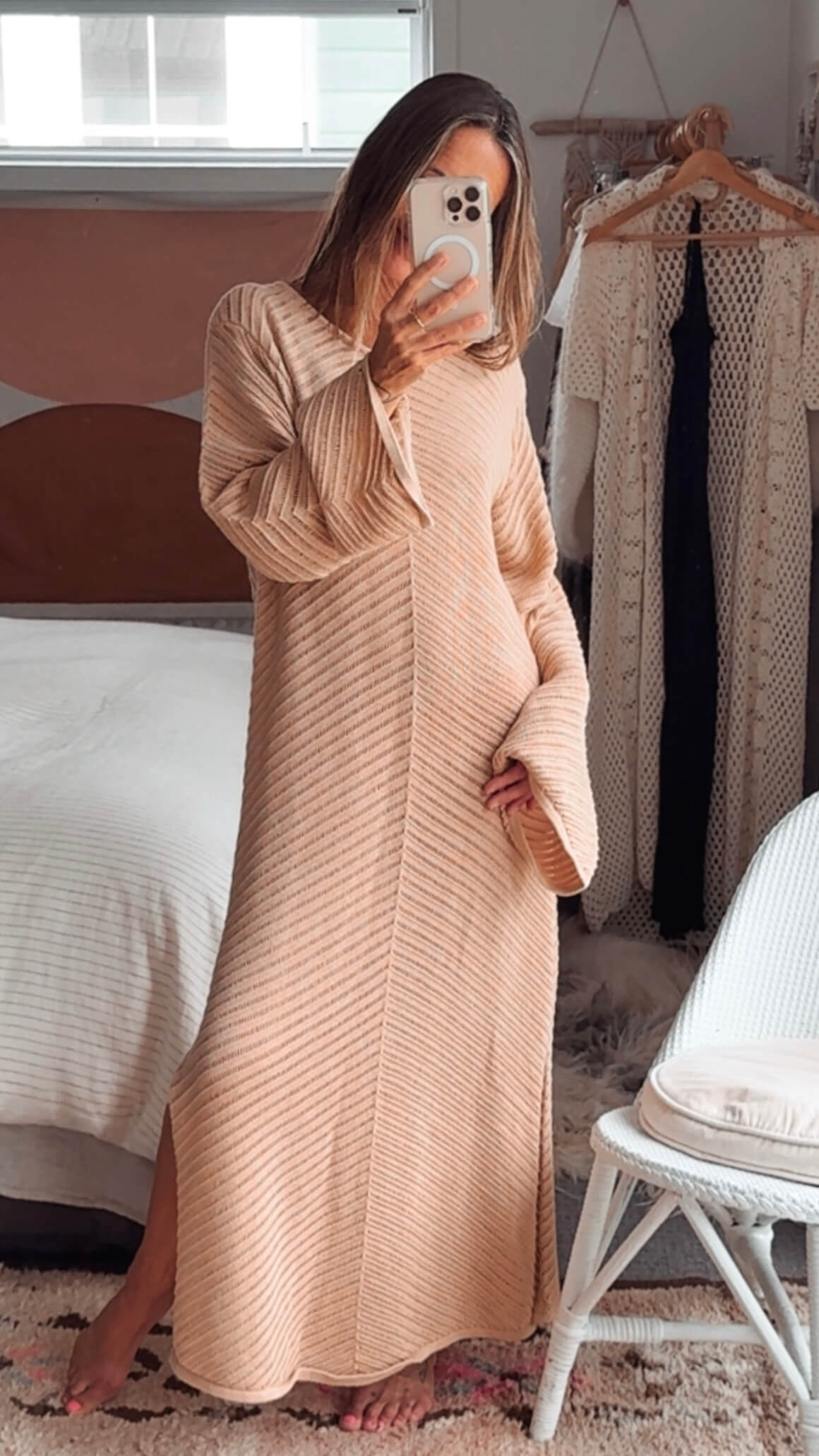 MAURIE AND EVE // Crochet Maxi Dress // Size 12