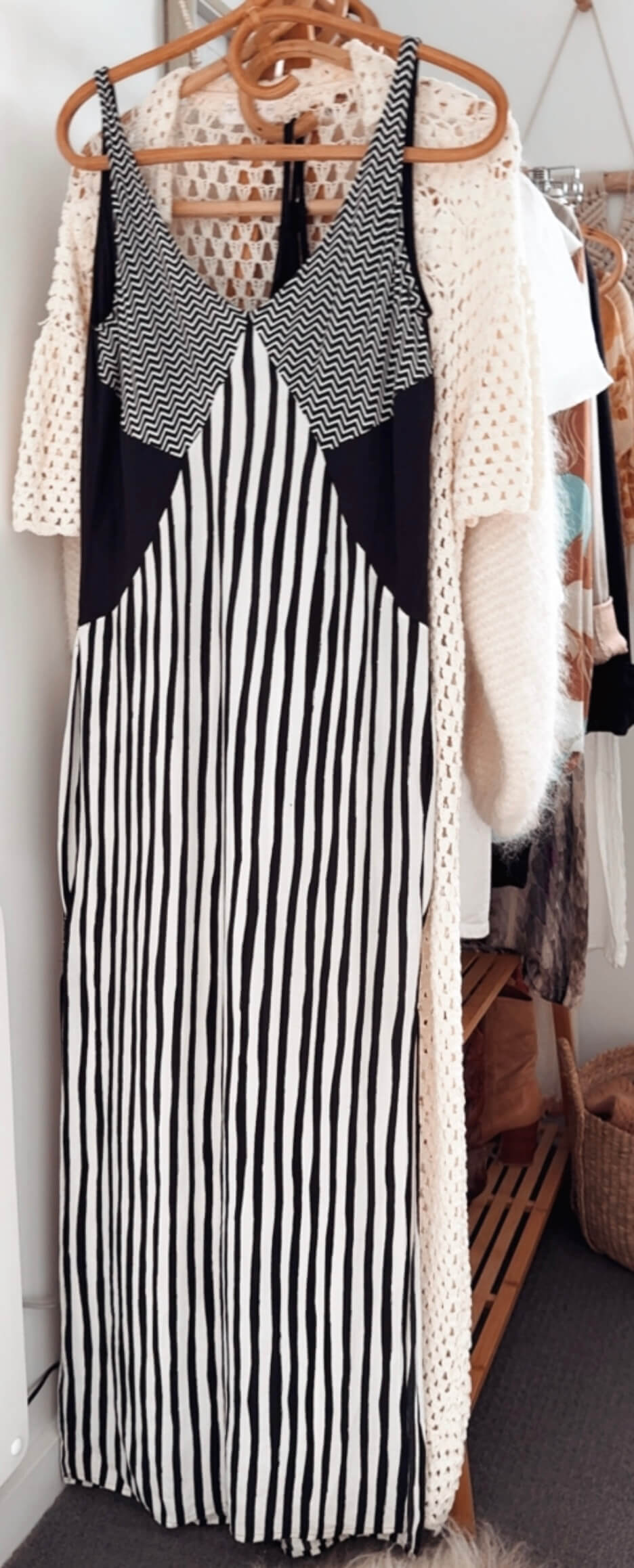 SASS & BIDE // Geometric Maxi Dress // Small