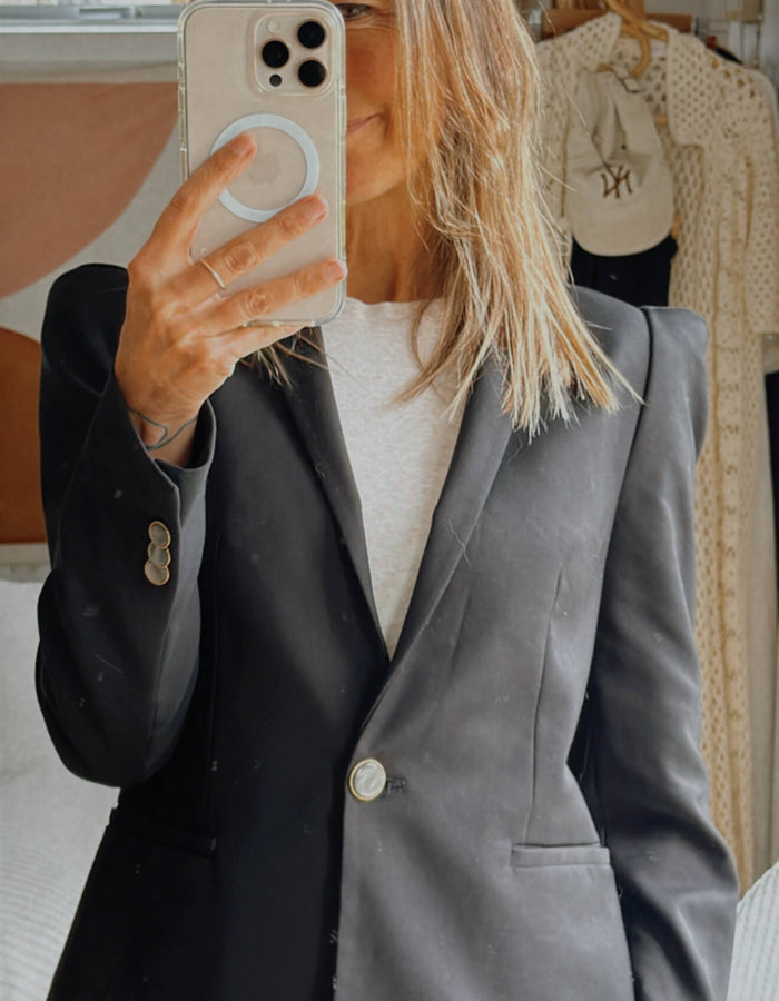 ZARA // Black Blazer // Small