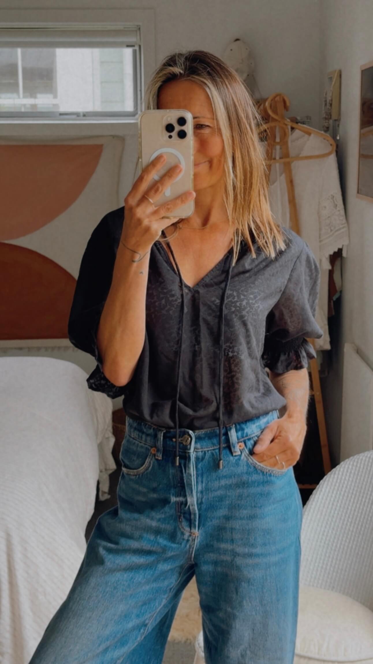 LEILA & LUCA // Butterfly Blouse // Size 12