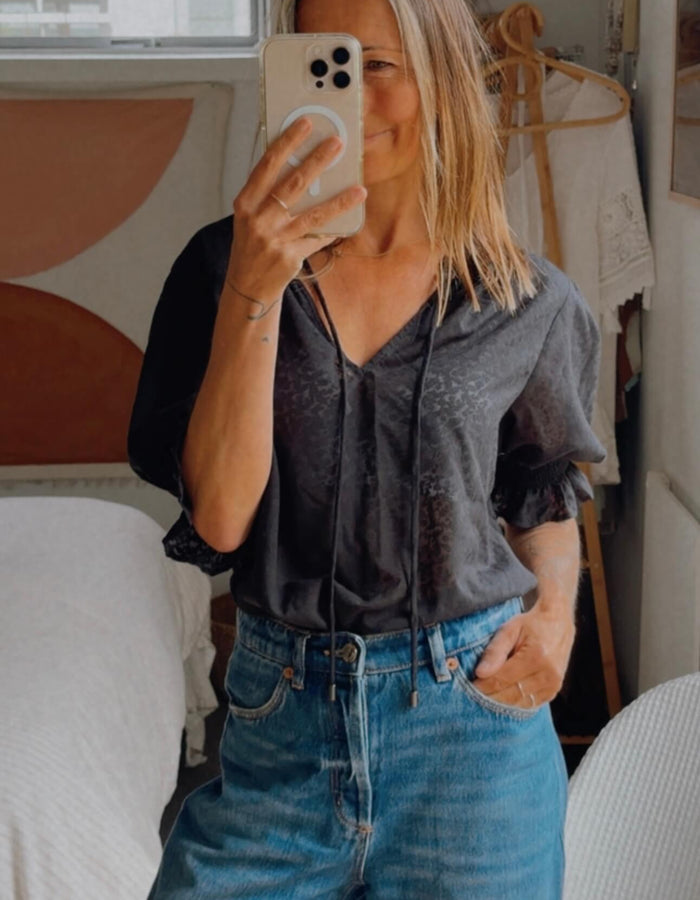 LEILA & LUCA // Butterfly Blouse // Size 12