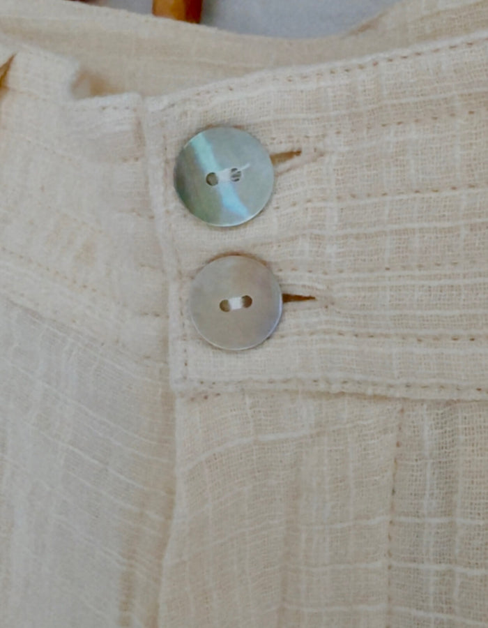 MAURIE & EVE // Palm Horizon Wide Legged Pant // Cream // BNWT // Size 8