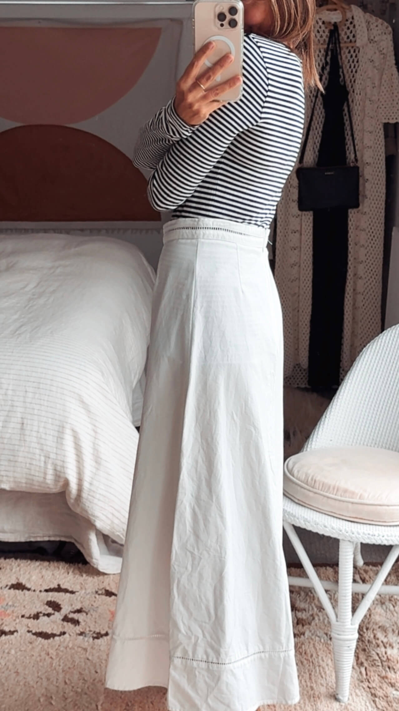 ASSEMBLY LABEL // Cotton/Linen Maxi Skirt // Size 6