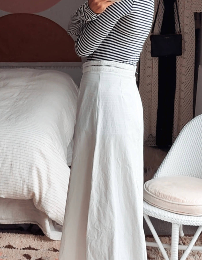 ASSEMBLY LABEL // Cotton/Linen Maxi Skirt // Size 6