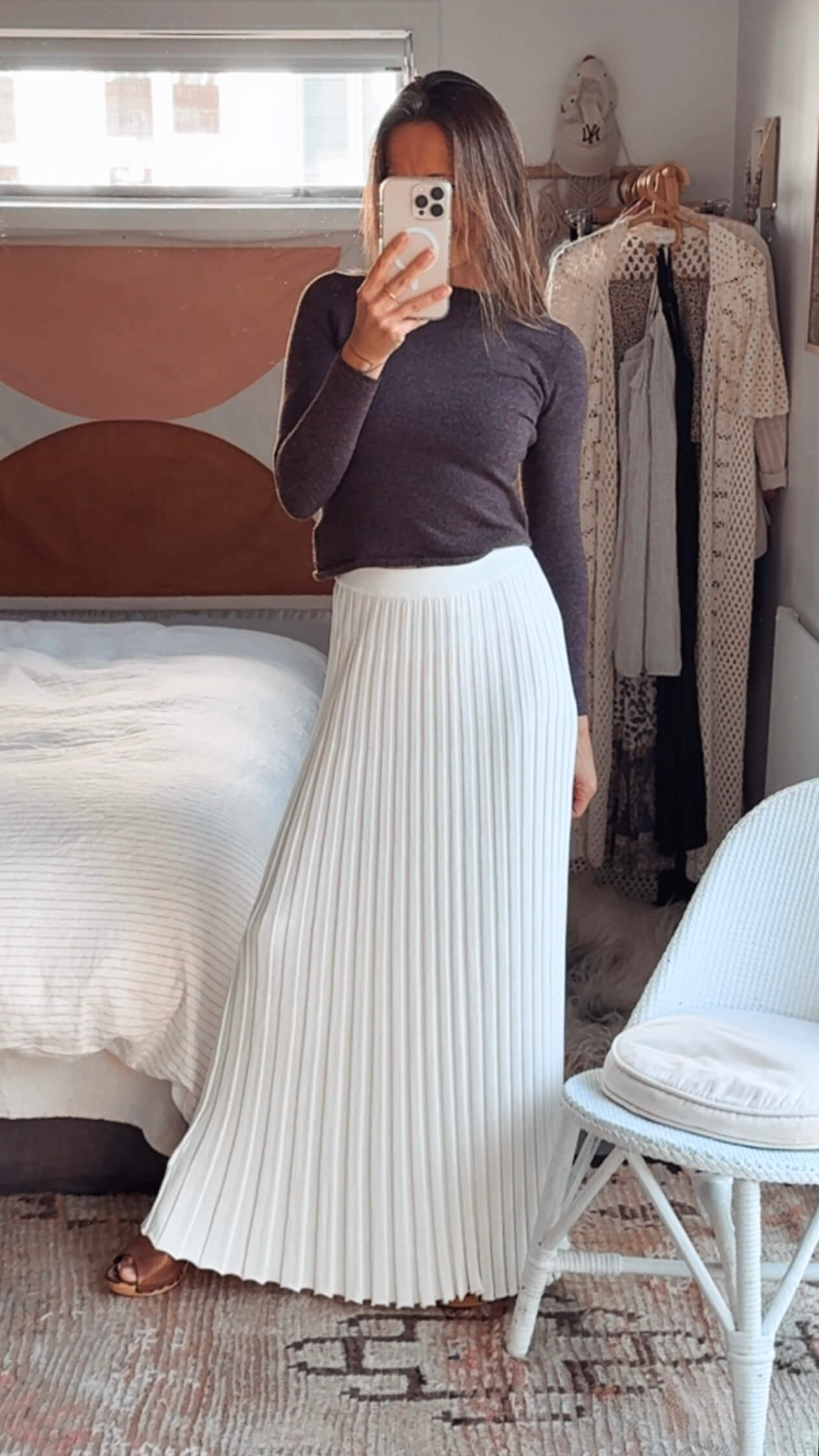 DISSH // Ollie Maxi Skirt // White // Medium