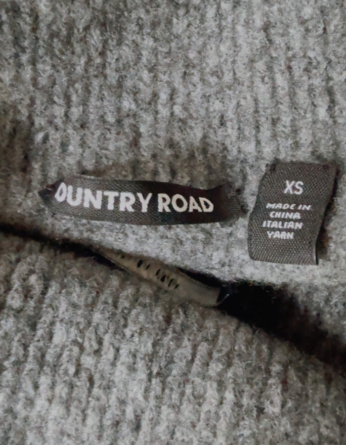 COUNTRY ROAD // OFF THE SHOULDER TANK // GREY MARLE WOOL/YAK // XS