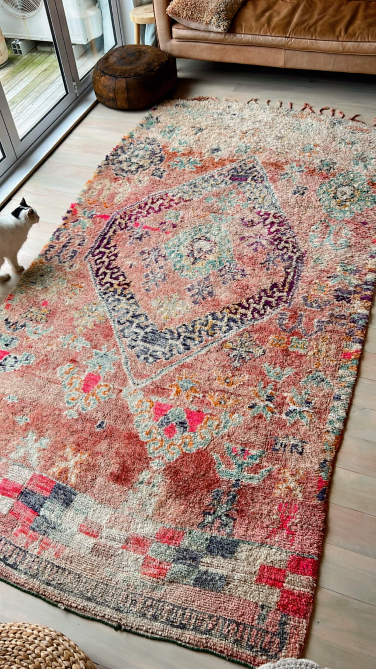 Vintage Moroccan Boujaad Rug // Lilawil
