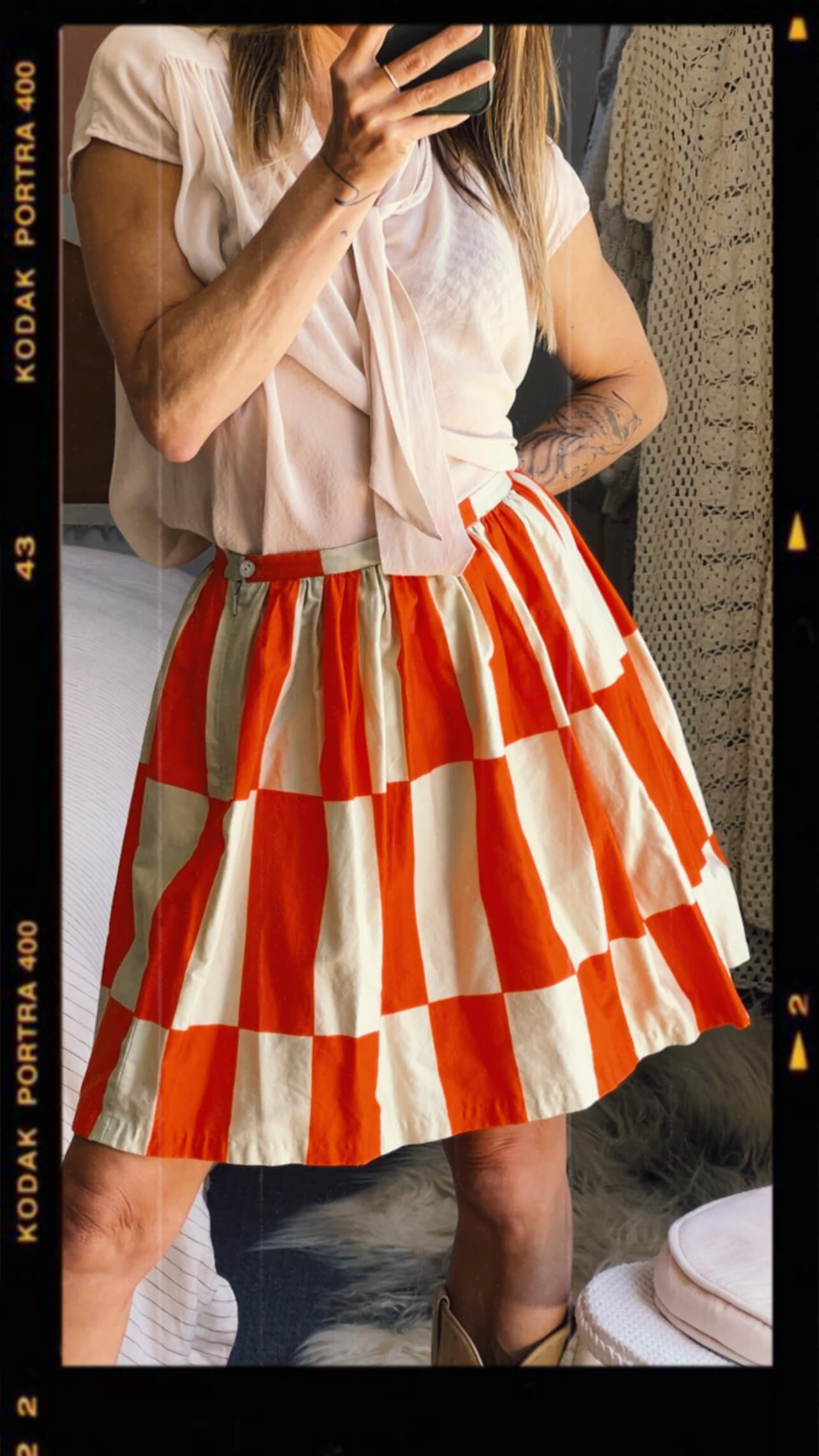 Chalky Digits Harlequin Skirt // Size 10