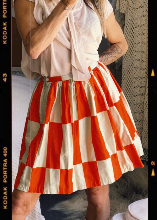 Chalky Digits Harlequin Skirt // Size 10