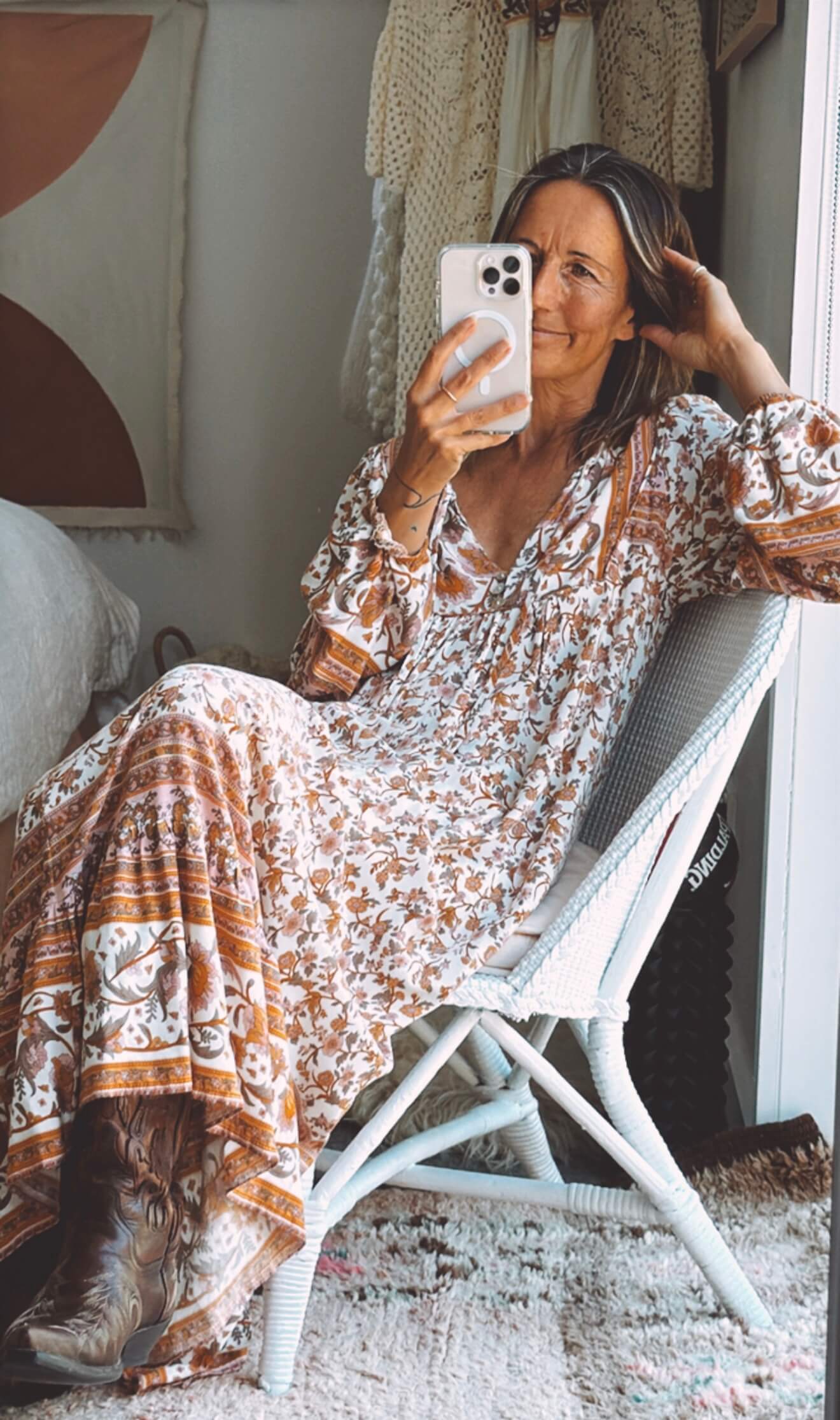 SALTY BRIGHT Boho Maxi Dress // Size 8